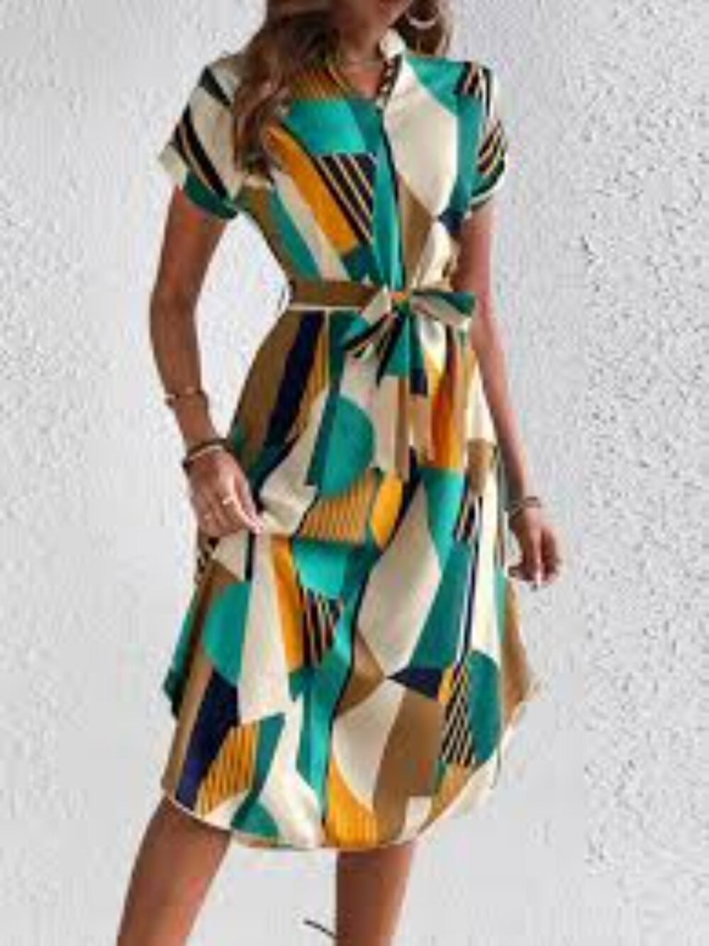 Gracia Geometric Dress